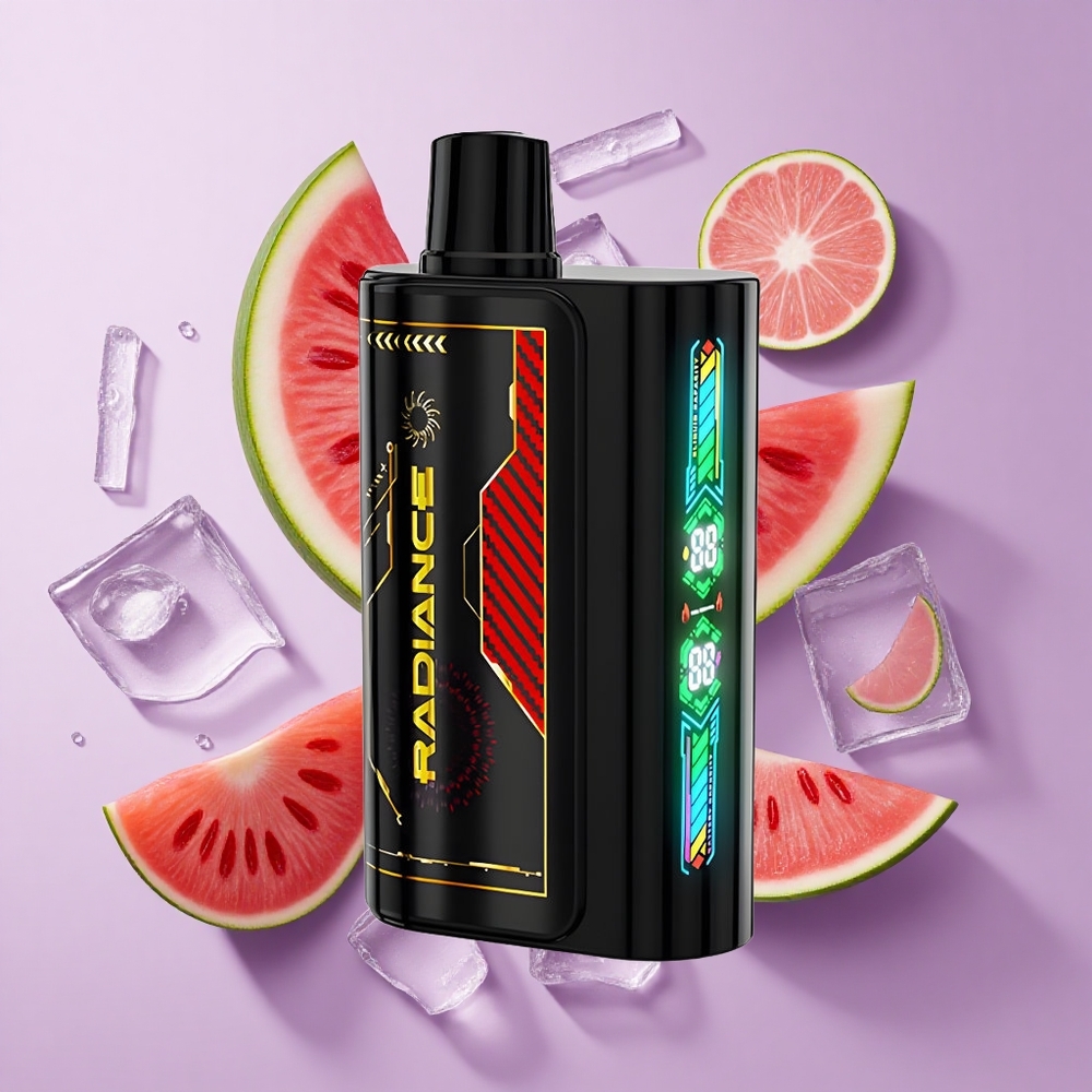 JNR Radiance 31000 Puffs Dual Mesh Watermelon Ice