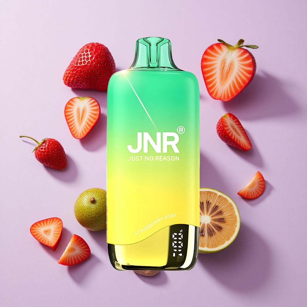 JNR Rainbow 10500 Puffs 18ml Disposable Vape Strawberry Kiwi