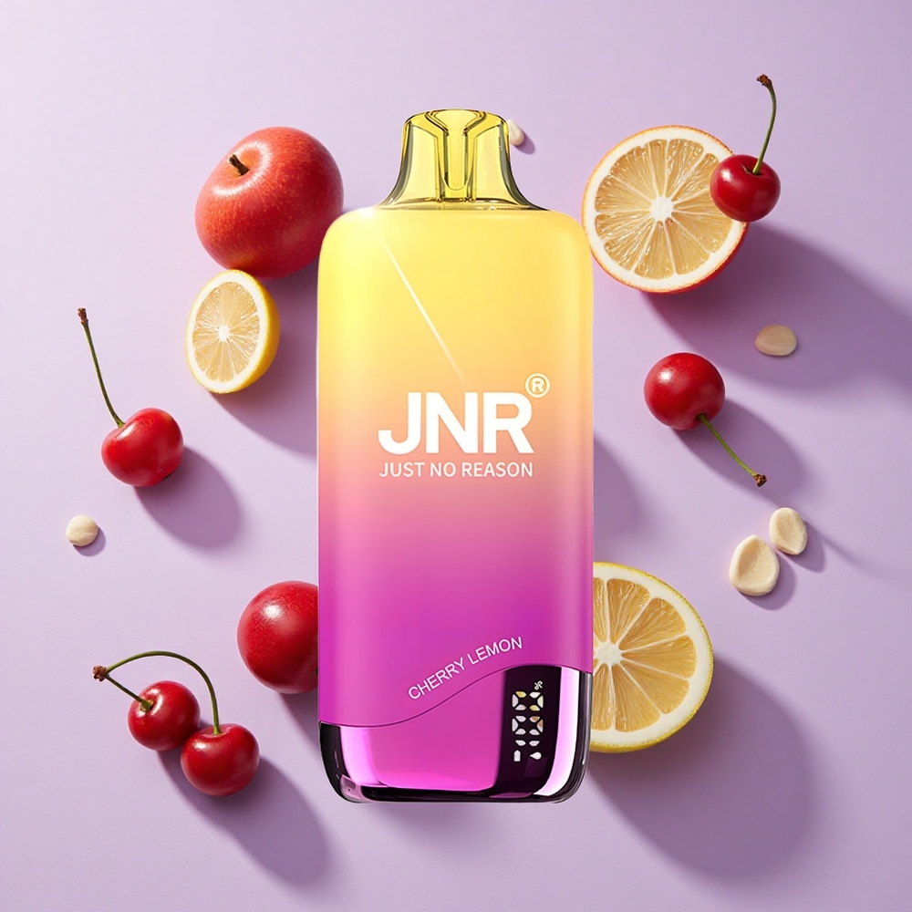 JNR Rainbow 10500 Puffs Disposable Vape Cherry Lemon 18ml 0.8ohm Mesh