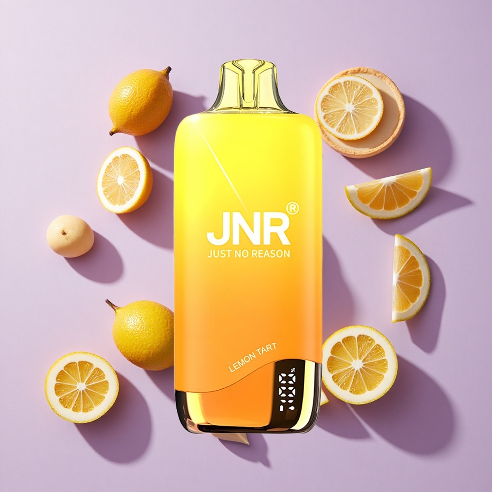 JNR Rainbow 10500 Puffs Disposable Vape Lemon Tart 18ml Mesh Coil