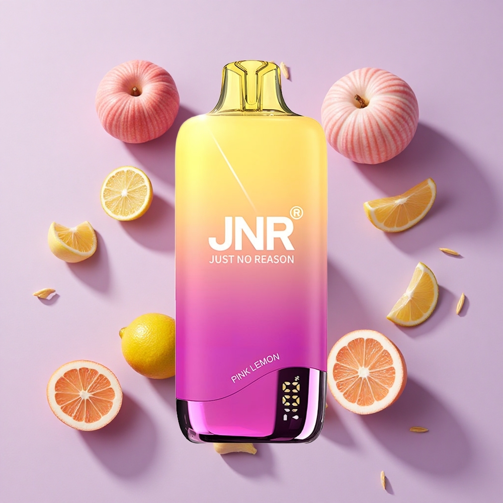 JNR Rainbow 10500 Puffs Disposable Vape Pink Lemon 18ml Mesh Coil