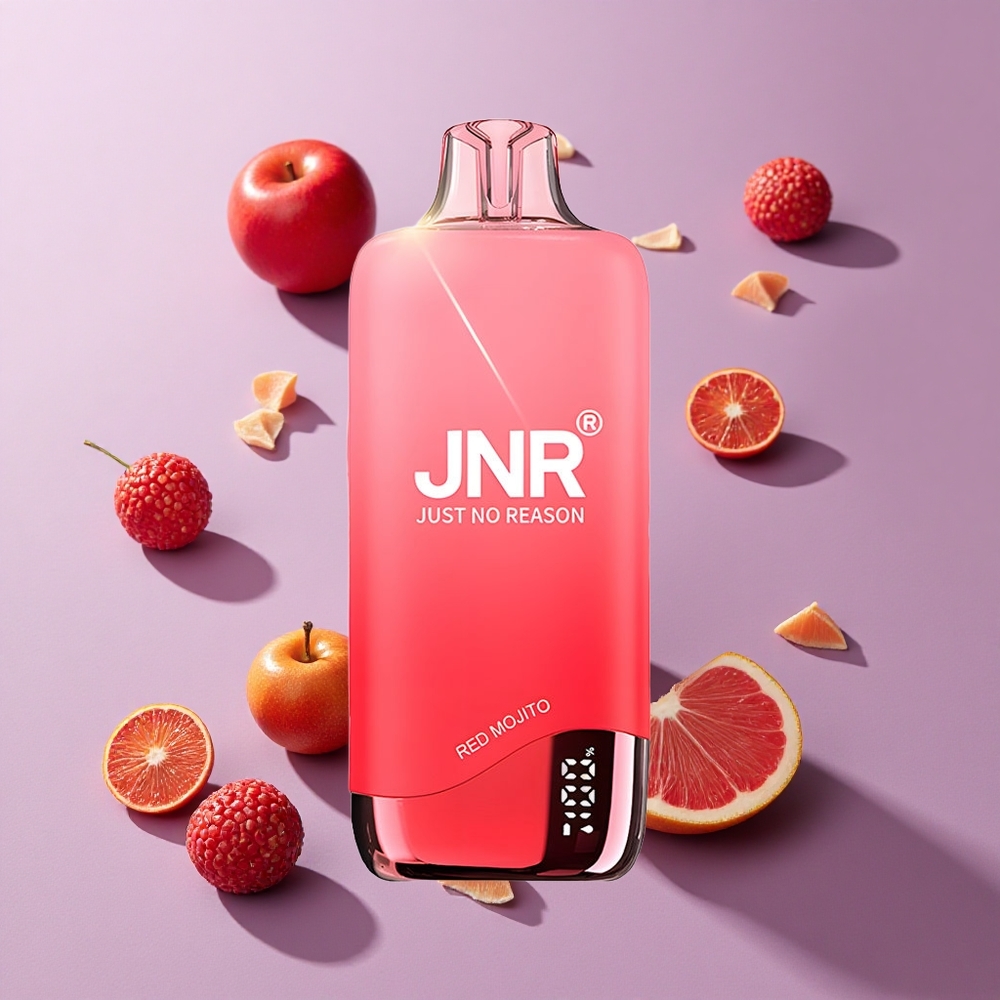 JNR Rainbow 10500 Puffs Disposable Vape Red Mojito 18ml Mesh