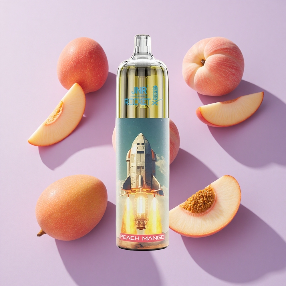 JNR Rocket-X 12400 Puffs Adjustable Airflow Peach Mango Disposable Vape