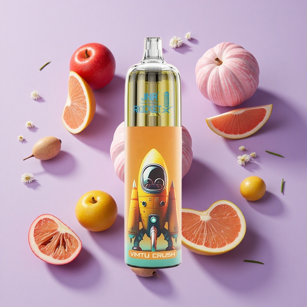 JNR Rocket-X 12400 Puffs Disposable Vape Vimtu Crush with RGB & Type-C Charge