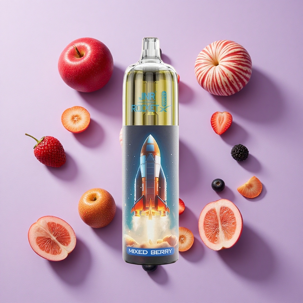 JNR Rocket-X 12400 Puffs Mesh Coil Disposable Vape Mixed Berry