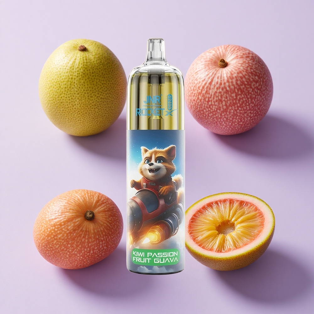 JNR Rocket-X 12400 Puffs RGB Disposable Vape Kiwi Passion Fruit Guava