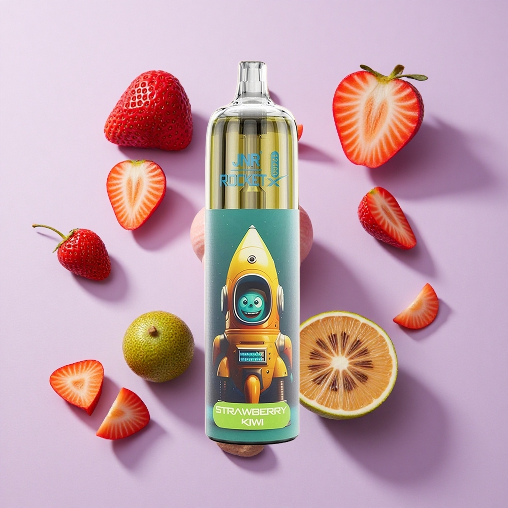 JNR Rocket-X 12400 Puffs RGB Disposable Vape Strawberry Kiwi