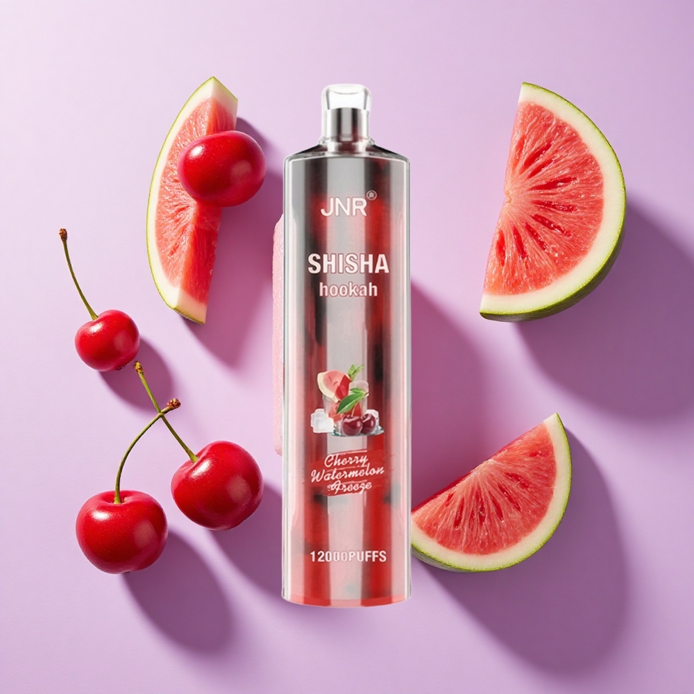 JNR Shisha Hookah 12000 Puffs 24ml Cherry Watermelon Freeze