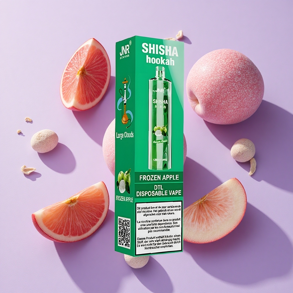 JNR Shisha Hookah 12000 Puffs 24ml Frozen Apple Type-C