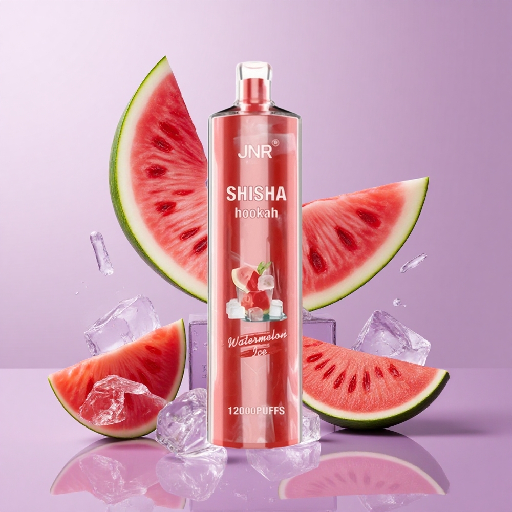 JNR Shisha Hookah 12000 Puffs 24ml Watermelon Ice Disposable Vape
