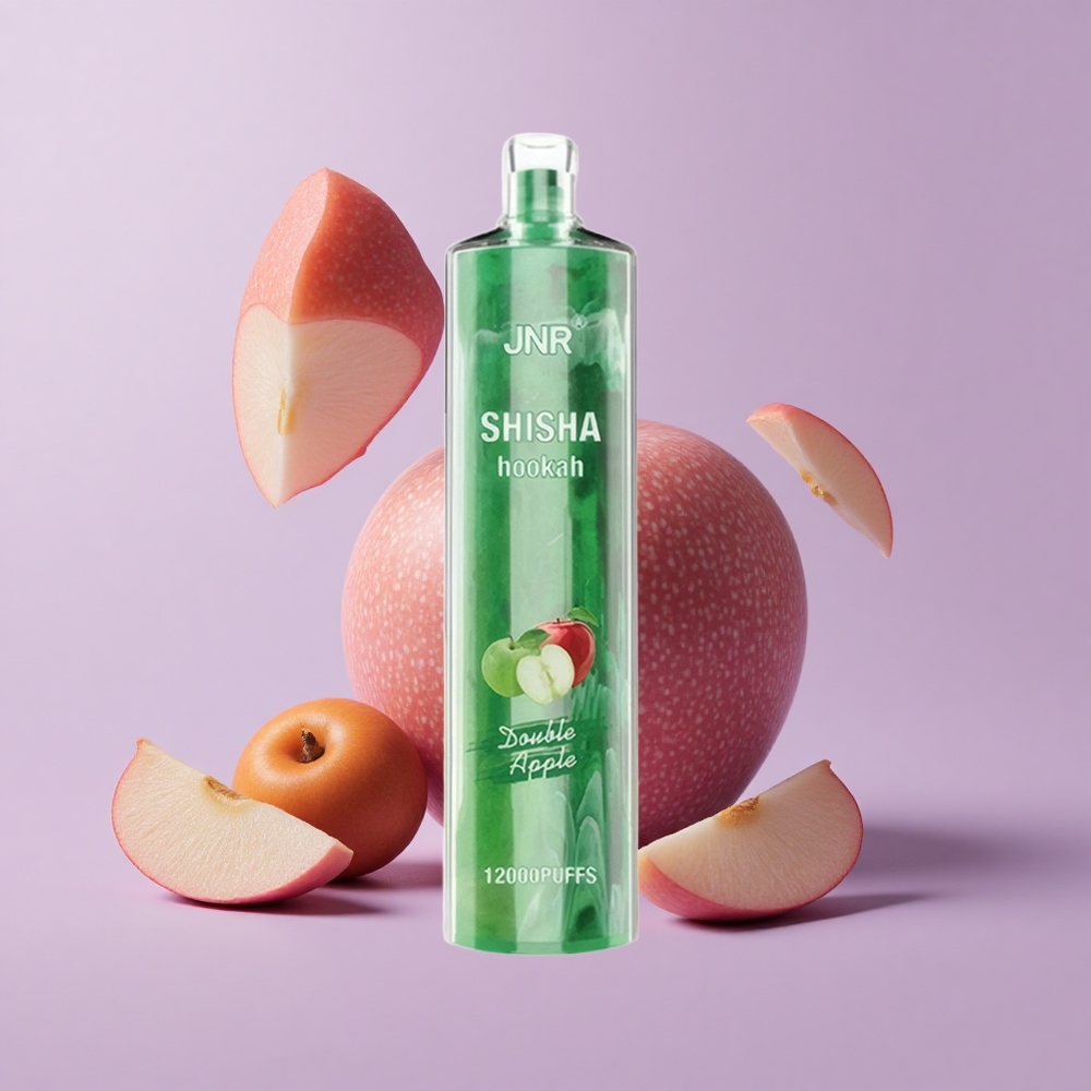 JNR Shisha Hookah 12000 Puffs Double Apple 24ml Mesh Coil