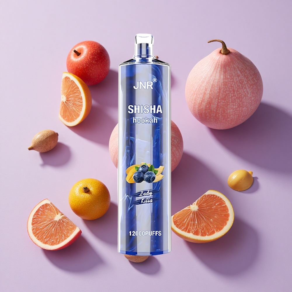 JNR Shisha Hookah 12000 Puffs Lady Killa 24ml Mesh Disposable Vape