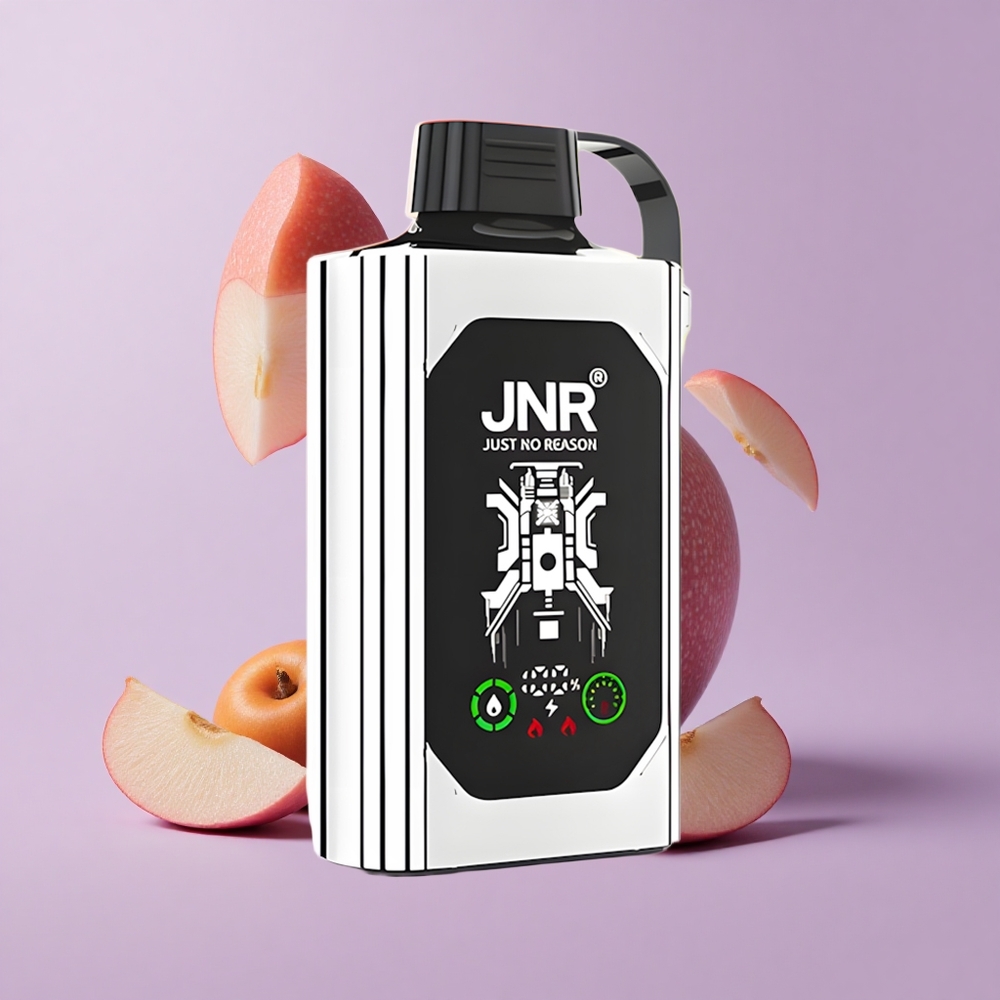 JNR Shisha Hookah Box 20500 Puffs HD Display Dual Mesh Coil Double Apple