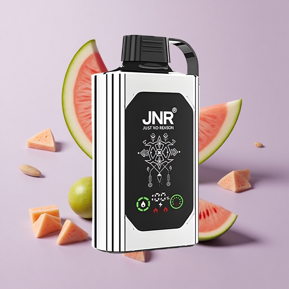 JNR Shisha Hookah Box 20500 Puffs HD Display Dual Mesh Double Melon Mint