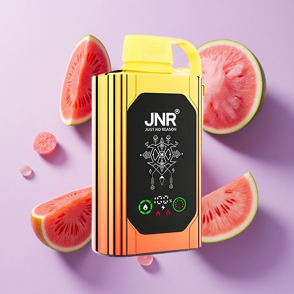 JNR Shisha Hookah Box 20500 Puffs HD Display Watermelon Strawberry Bubblegum Dual Mesh Type-C