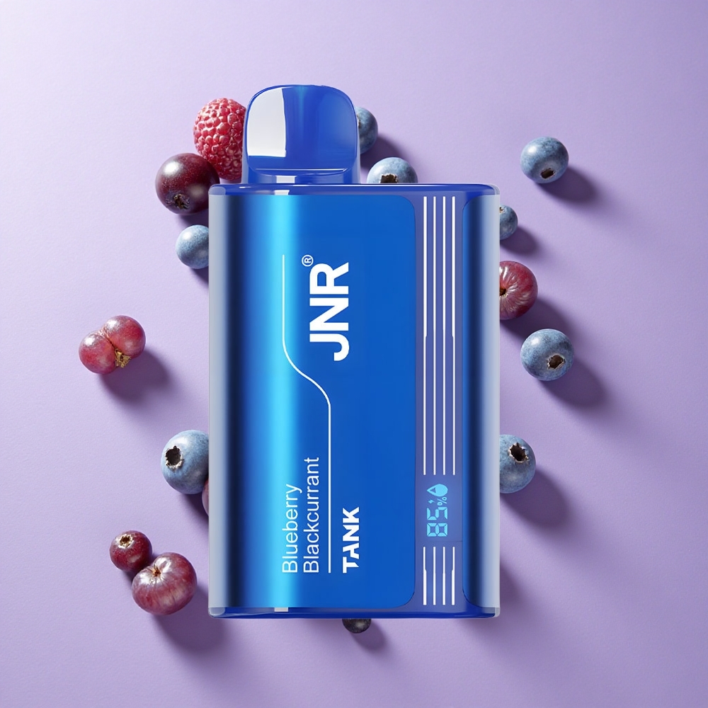 JNR Tank 10000 Puffs Disposable Vape Blueberry Blackcurrant Dual Mesh Coil