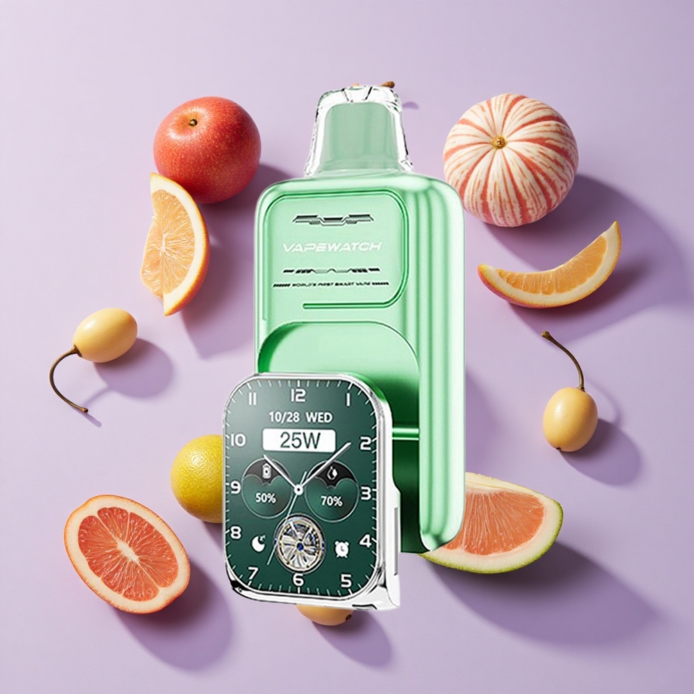 JNR Vape Watch 30000 Puffs Dual Mesh Coil Miami Mint