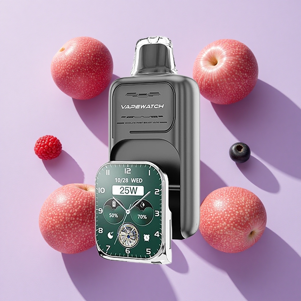 JNR Vape Watch 30000 Puffs Dual Mesh Triple Berry 1000mAh Type-C