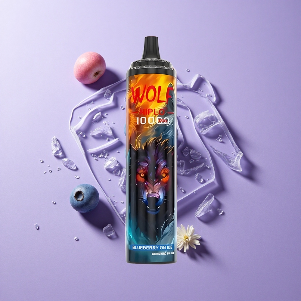 JNR Wolf Niplo 10000 Puffs 20ml Type-C Blueberry On Ice